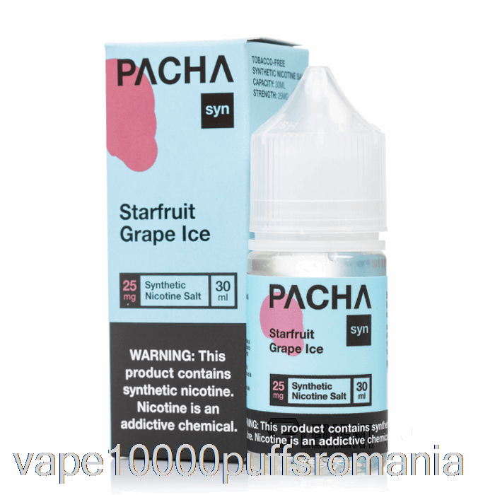 Vape Romania Starfruit Grape Ice - Saruri Pacha Syn - 30ml 50mg